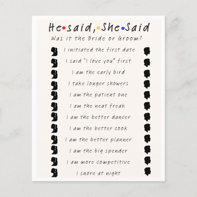 Lámina Dijo Que Dijo (Anverso)