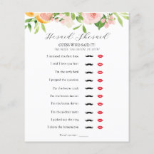 Dijo Que Dijo: Juego De Ducha De Novias