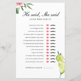 Lámina Dijo Que Dijo Margarita Juego De Novias Mexicanas