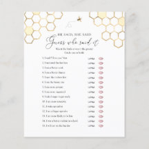 Dijo que dijo que era un juego de ducha de novia