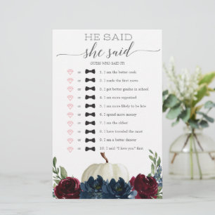 Lámina Dijo Que Dijo Que Era Un Juego De Ducha De Novias