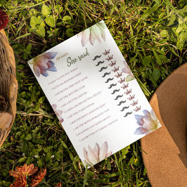 Lámina Dijo Que Dijo Que La Ducha De Novias Papel