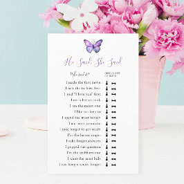 Lámina Dijo Que Dijo Que La Mariposa Del Juego De La Duch