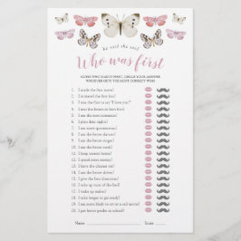 Lámina Dijo Que Dijo Que Las Mariposas Rosadas Hacen Duch