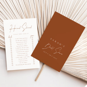 Lámina Dijo Que Dijo Que Terracotta Juego De Ducha De Nov