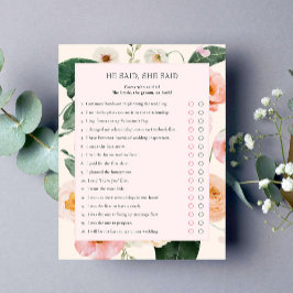 Lámina Dijo Que Dijo | Rubor Floral Bridal Shower