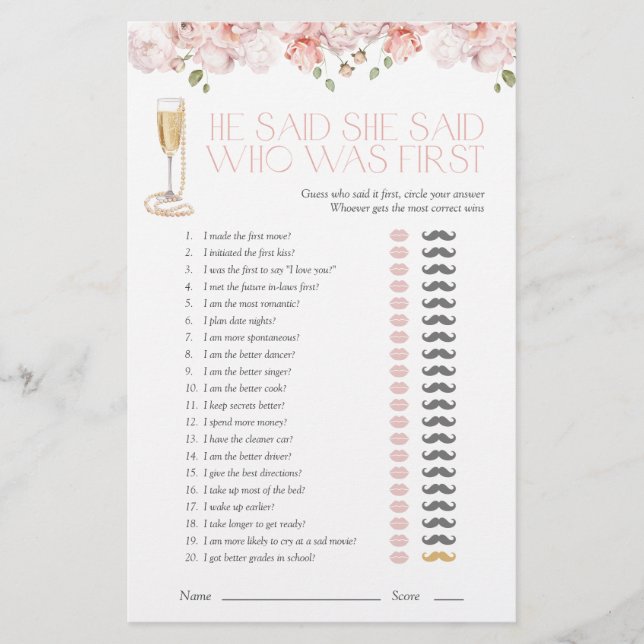 Lámina Dijo Que Dijo Un Juego De Ducha Rosa De Pétalos Y  (Anverso)