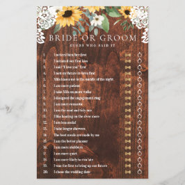 Lámina Dijo Que Dijo Un Juego De Razas De Girasol Con Flo