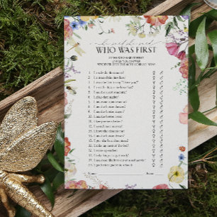 Lámina Dijo Que Presionó El Juego De Ducha De Novias Flor