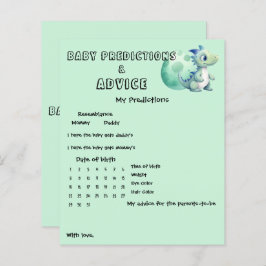 Lámina Dinosaurio lindo con su volante de juego de Baby S