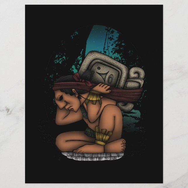 Lámina Dios maya (Anverso)