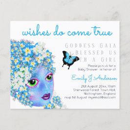 Lámina Diosa GAIA Fantasy Art Flower Baby Shower