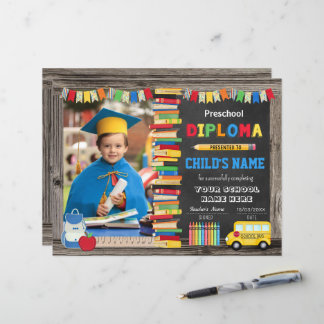 Lámina Diploma de pregrado con foto