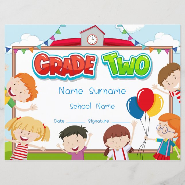 Lámina Diploma de segundo grado (Anverso)