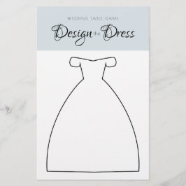 Lámina Diseñar juego de mesa de Boda de vestir negro y bl