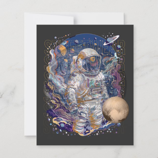 Lámina Diseño astronauta (Anverso)