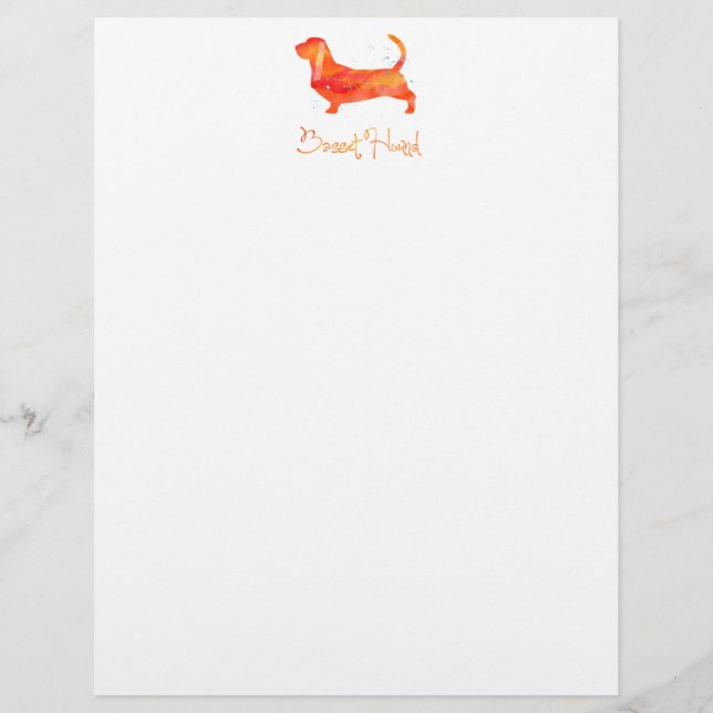 Lámina Diseño de acuarela de enlace base (Anverso)