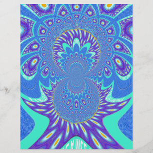 Lámina Diseño de arte vectorial de hermoso caleidoscopio