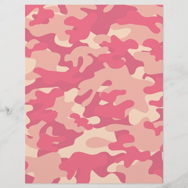 Lámina Diseño de camo rosa (Anverso)