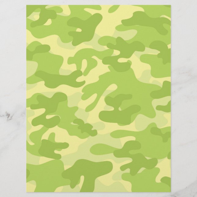 Lámina Diseño de Camo Verde (Anverso)