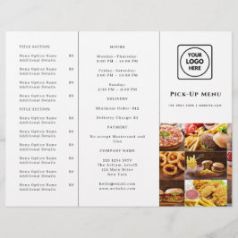Lámina Diseño de comida para llevar de restaurante | Marc