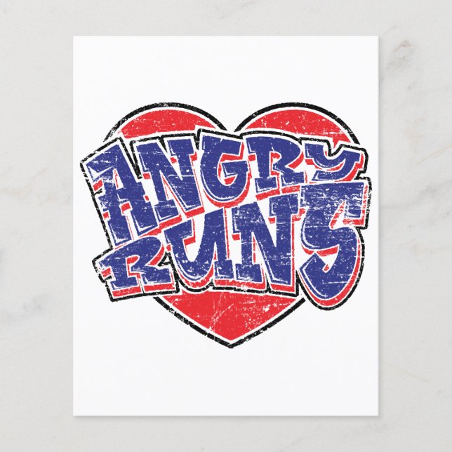 Lámina Diseño de fans de Angry Runs v2 (Anverso)