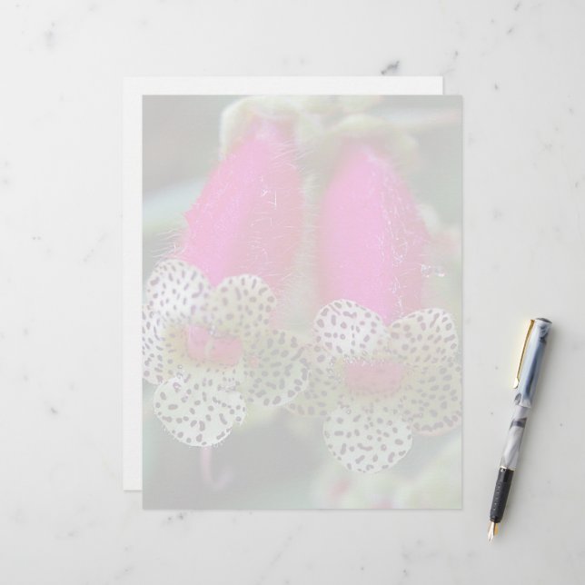 Lámina Diseño de flores leopardo (Anverso/Reverso In Situ)
