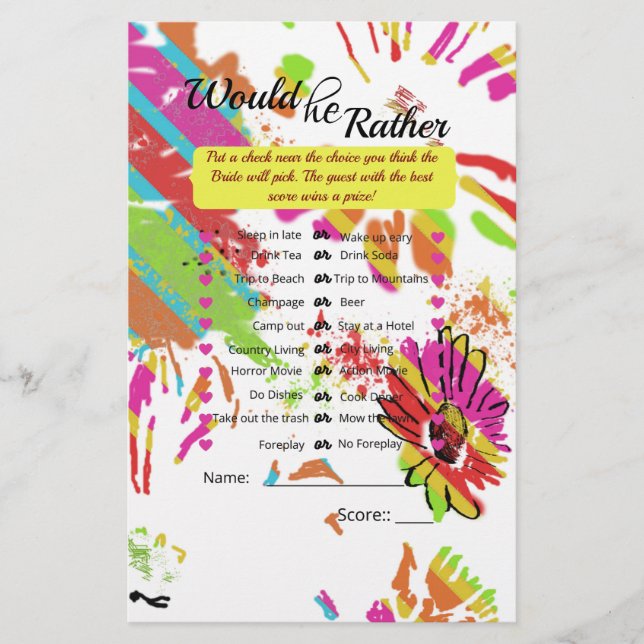 Lámina Diseño de la franja de arco iris (Anverso)