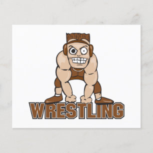 Lámina diseño de lucha libre de locos