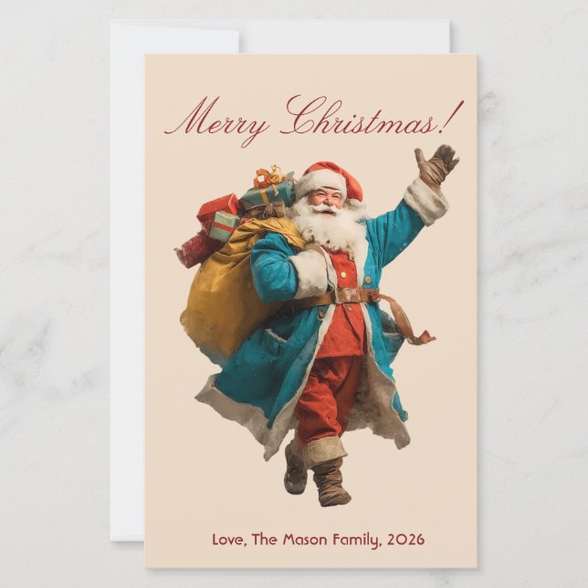 Lámina Diseño de Navidades personalizados de Santa Sede (Anverso)
