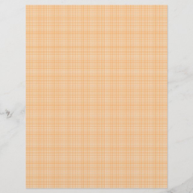 Lámina diseño de papel de escritura para tela naranja (Anverso)