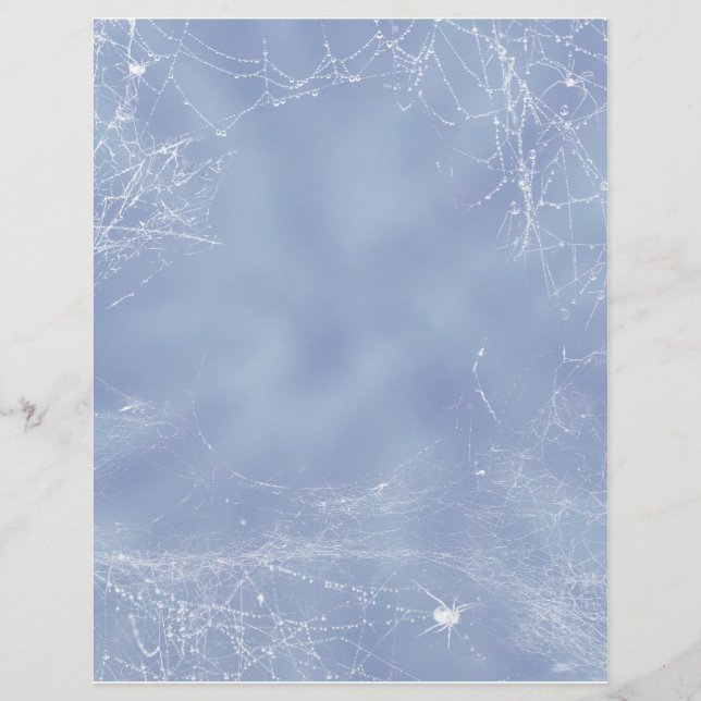 Lámina Diseño de papel de rastrillo web de Spider (Anverso)