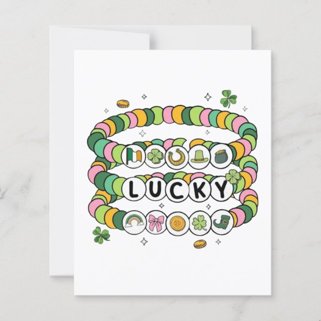 Lámina Diseño del Día de San Patricio (Anverso)