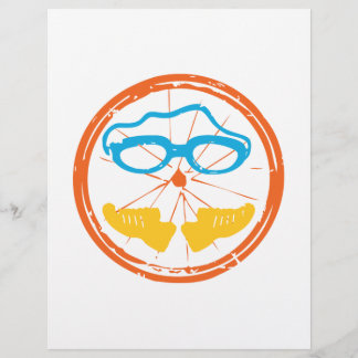 Lámina Diseño divertido de triatlón