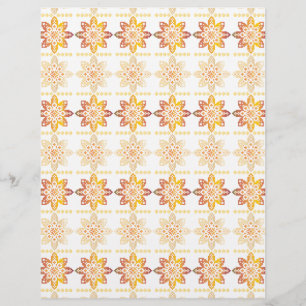 Lámina Diseño geométrico VIII del SUN letón tradicional