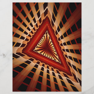 Lámina Diseño gráfico fractal moderno de red de fantasía 