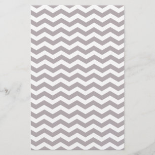 Lámina Diseño Gris claro y blanco Zigzag Chevron