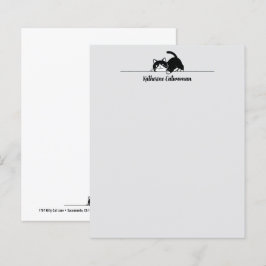 Lámina Diseño minimalista de gatito adorable - CAT 6