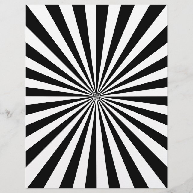 Lámina Diseño óptico de la rueda giratoria Sun Burst (Anverso)