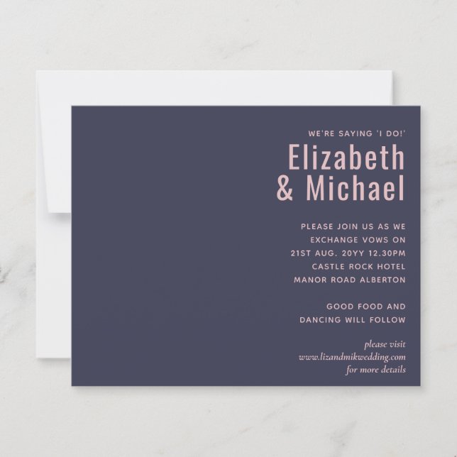 Lámina Diseño propio BODA Stationery AÑADIR PRESUPUESTO d (Anverso)