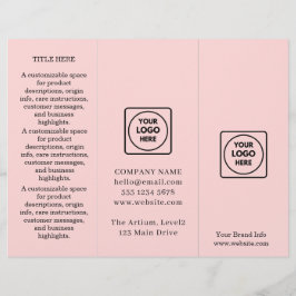Lámina Diseño Rosa Besado Blanco | Moderno Profesional 
