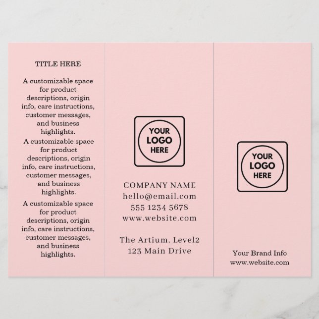 Lámina Diseño Rosa Besado Blanco | Moderno Profesional  (Anverso)