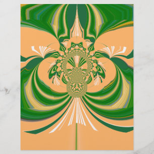 Lámina Diseño verde amarillo.