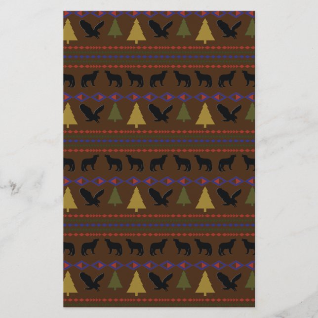 Lámina diseños nativos americanos (Anverso)