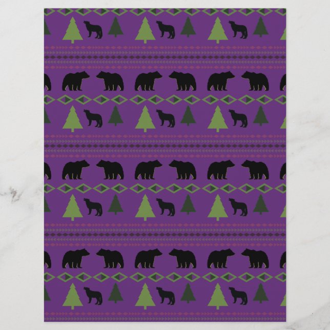 Lámina diseños nativos americanos (Anverso)