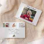 Lámina Divertido anuncio de nacimiento de nuevos padres N<br><div class="desc">Todos los nuevos padres podrán identificarse con esta linda tarjeta de Navidades de recién nacido. Personalice con 1 foto en la parte delantera y 3 fotos en la parte posterior junto con toda la información de las estadísticas de nacimiento de sus hijos. Visita la colección de tarjetas de mis navidades...</div>