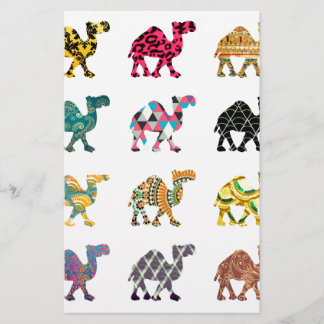 Lámina Divertidos camellos