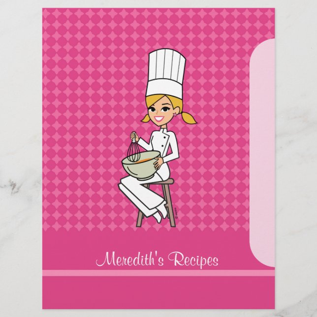 Lámina Divisor de capítulo para ligantes de recetas Arte  (Anverso)