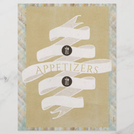 Lámina Divisor De Recetas De Swirl De Vainilla (Una Palab