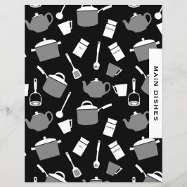 Lámina Divisor de recetas principales del plato | Cocina 